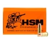 HSM 9mm 124gr PRN Ammunition Re-Manufactured 50rd box - HSM-9mm-4r