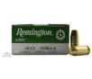 Remington UMC 40 S&amp;W 180gr MC Pistol Ammunition 50rds - L40SW3