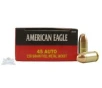 American Eagle 45 Auto/ACP 230gr FMJ Ammunition 50rds - AE45A