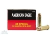 American Eagle 38 Special 130gr FMJ Ammunition 50rds - AE38K