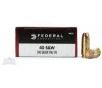 Federal 40 S&amp;W 180gr FMJ Champion Ammunition 50rds - WM5223