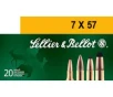 Sellier &amp; Bellot 173 gr Semi-Jacketed Soft Point Cutting Edge 7x57mm Mauser Ammo, 20/box - SB757C