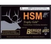 HSM Ammunition Trophy Gold 168 gr Match Hunting Very Low Drag .300 Win Mag Ammo, 20/box - BER-300WM168VLD