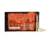 HSM Ammunition Match 77 gr Hollow Point Boat Tail MatchKing .223 Rem Ammo, 50/box - HSM-223-11-N