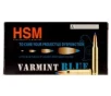 HSM Ammunition Varmint 55 gr BlitzKing .223 Rem Ammo, 20/box - HSM-223-54-N