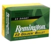 Remington 22 Golden Bullet 40 gr Plated Lead Round Nose .22lr Ammo, 50/box - 1522