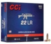 CCI .22 Long Rifle 40gr Copper Plated RN AR Tactical Ammunition 300rds - 956