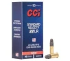 CCI .22 LR 40 Grain Lead Round Nose Standard Velocity Ammunition, 50 Round Box ‒ 0035