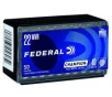 Federal Champion 40 Grain FMJ .22 WMR Ammunition, 50 Rounds - 737
