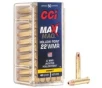 CCI .22 Winchester Magnum Rimfire 40 Grain Jacketed Hollow Point Ammunition 50rds - 0024