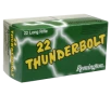 Remington 22 Long Rifle 40gr RN Thunderbolt Rimfire Ammunition 50rds - TB22A