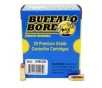Buffalo Bore 9mm Luger +P 124 grain Jacketed Hollow Point Pistol and Handgun Ammo, 20/Box - 24E/20