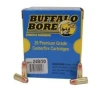 Buffalo Bore 9mm Luger +P+ 124 grain Jacketed Hollow Point Pistol and Handgun Ammo, 20/Box - 24B/20
