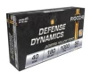 Fiocchi Defense Dynamics .40 S&amp;W 180 gr Jacketed Hollow Point Ammo, 50rds - 40SWE