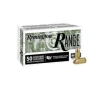 Remington Range 9mm 115 gr FMJ 50rds Handgun Ammo for Reliable and Accurate Target Practice - R27778