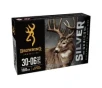 Browning Ammunition Silver .30-06 Springfield 180 gr PSP 20rds Rifle Ammo for Reliable Performance - B192630061