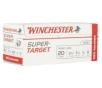Winchester Super Target 2.75&quot; 7/8 oz 8 Shot 20 Gauge Ammunition 100 Rounds - TRGT208VP