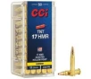 CCI .17 HMR 17gr TNT HP Ammunition 50rds- - -0053