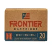 Hornady Frontier 223 Remington 55gr Full Metal Jacket Boat Tail Ammo - Box of 20