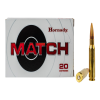 Hornady Match 308 Win 168gr BTHP Match - Box of 20