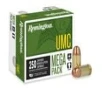 UMC Handgun, 380 Auto, 95 Grain, Full Metal Jacket, 955 fps