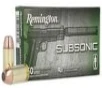 Subsonic Handgun, 45 Auto, 230 Grain, Flat Nose Enclosed Base, 830 fps