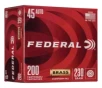 Federal Champion Brass FMJ Pistol Ammunition 200 Round Box