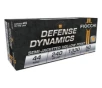 Fiocchi Defense Dynamics JHP Pistol Ammunition 50 Round Box