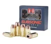 Hornady XTP Subsonic JHP Pistol Ammunition 25 Round Box