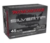 Winchester Silvertip JHP Pistol Ammunition 20 Round Box