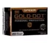 Speer Gold Dot Personal Protection Pistol Ammunition 20 Round Box