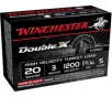 Winchester Double X Turkey 20 Gauge 10 Rounds 3in 1-5/16oz #5 Double X HV CP Lead Shot STH2035