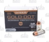 Speer Gold Dot Personal Defense 40 S&amp;amp;W Ammunition 165 Grain Nickel Plated Centerfire 20 Rounds Gold Dot JHP 23970