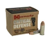 Hornady Critical Defense 38 Special +P 110 Grain 25 Rounds  Brass FTX 90311