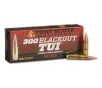 Fort Scott Tumble Upon Impact Ammo, 300 BLK, SCS, 115 Grain, 20 Rounds
