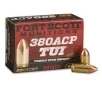 Fort Scott Tumble Upon Impact Ammo, .380 ACP, SCS, 95 Grain, 20 Rounds