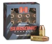 Hornady Subsonic, .45 ACP, XTP, 230 Grain, 20 Rounds