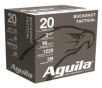 Aguila High-Velocity Buckshot, 20 Gauge, 2 3/4&quot;, #2 Buck, 25 Rounds