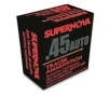 Supernova Red Tracer Ammo, .45 ACP, FMJ, 225 Grain, 20 Rounds