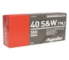 Aguila, .40 S&amp;W, FMJ, 180 Grain, 50 Rounds