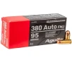 Aguila 380 Auto (ACP) 95gr FMJ Handgun Ammo - 50 Rounds
