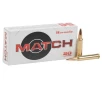 Hornady Match 223 Remington 75gr BTHP Rifle Ammo - 20 Rounds
