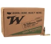 Winchester 5.56mm NATO 62gr FMJLC Rifle Ammo - 500 Rounds