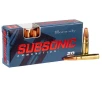 Hornady Subsonic 300 AAC Blackout 190gr Sub-X Rifle Ammo - 20 Rounds