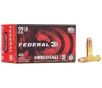 Federal American Eagle 22 Long Rifle 38gr JHP Rimfire Ammo - 40 Rounds