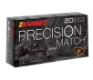 Barnes Bullets Precision Match 5.56x45mm NATO 69gr OTMBT Rifle Ammo - 20 Rounds