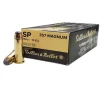 Sellier &amp; Bellot 357 Magnum 158gr SP Handgun Ammo - 50 Rounds