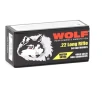 Wolf Match Extra 22 Long Rifle Ammunition 40 Grain Lead Round Nose - 22XTRA