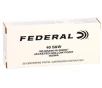 Federal Classic 40 S&amp;amp;W Ammunition 180 Grain Hi-Shok Jacketed Hollow Point - F40SWA