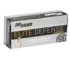 Sig Sauer Elite Defense 380 ACP Ammunition 90 Grain V-Crown Jacketed Hollow Point - E380A1-50